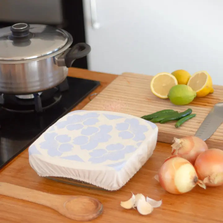 Edible Flowers Square Casserole Cover