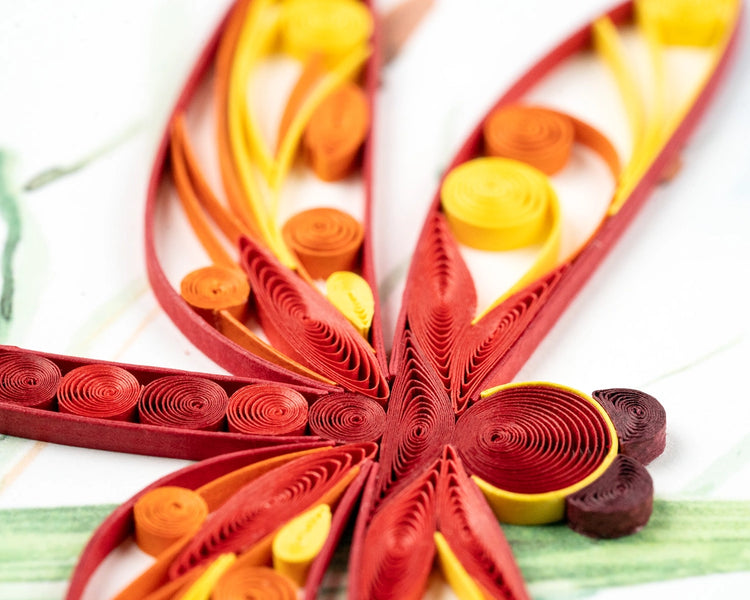 Quilling Card Dragonfly