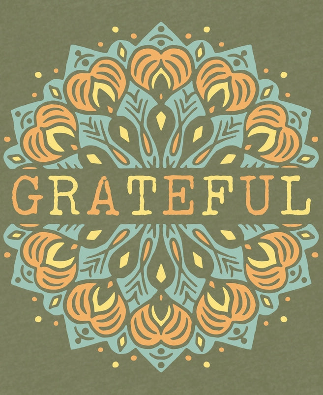 Grateful Blossom Mandala Racerback Tank