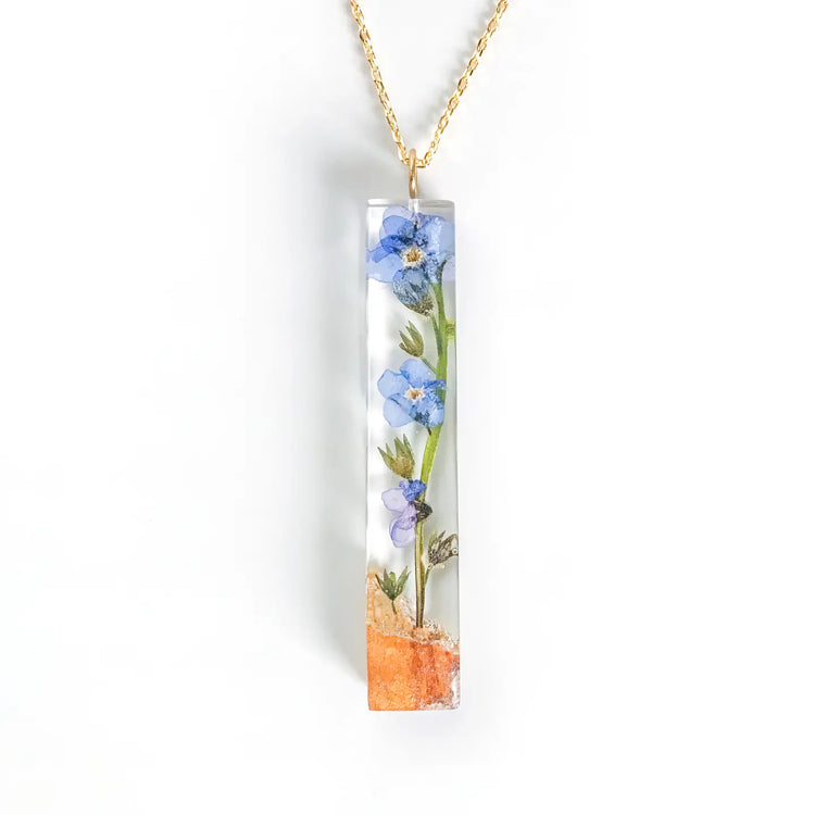 Forget-Me-Not Remembrance Pendant