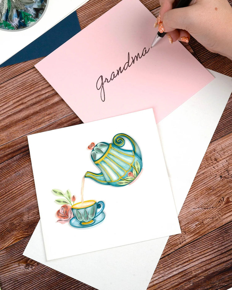 Afternoon Tea Quilling Card