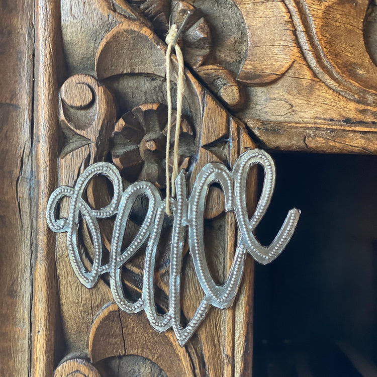 Peace Heart Ornament