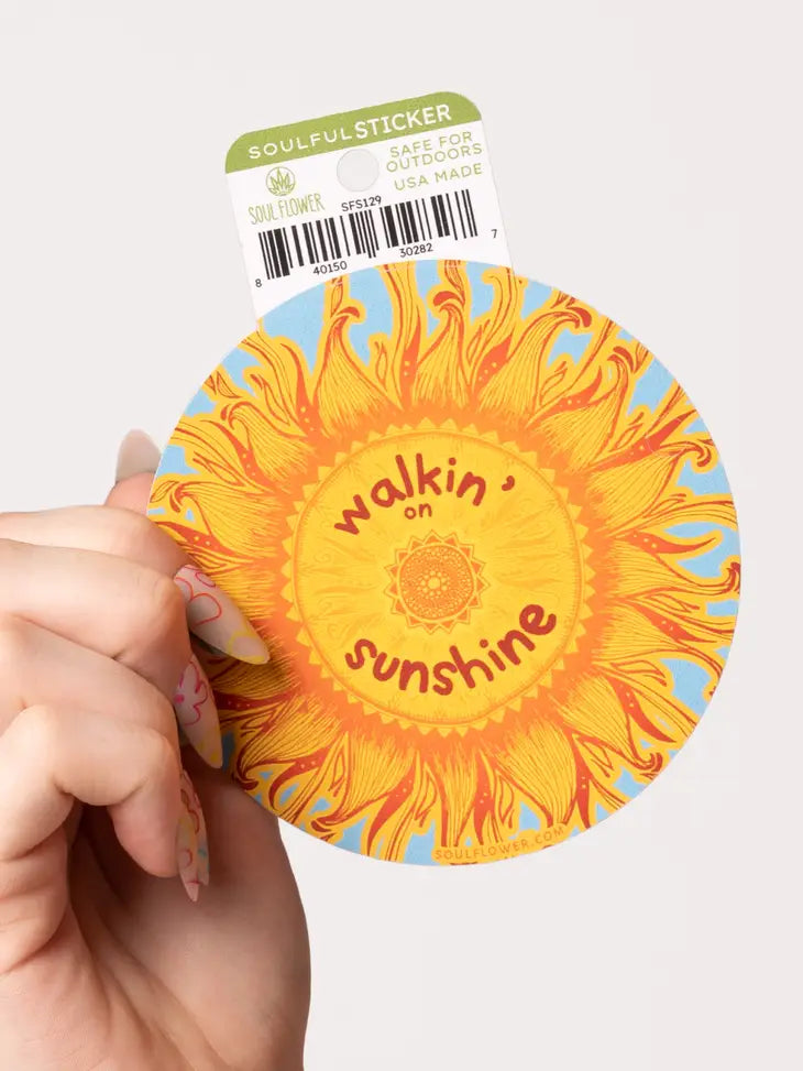 Walkin' On Sunshine Sticker