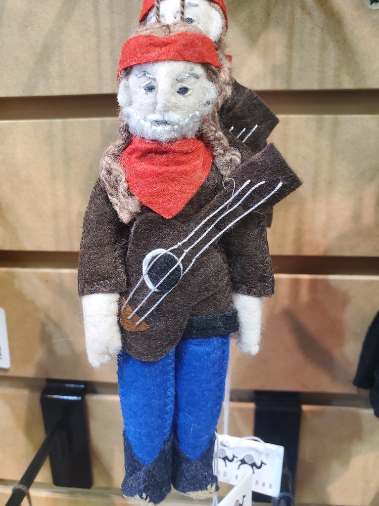 Willie Nelson Ornament