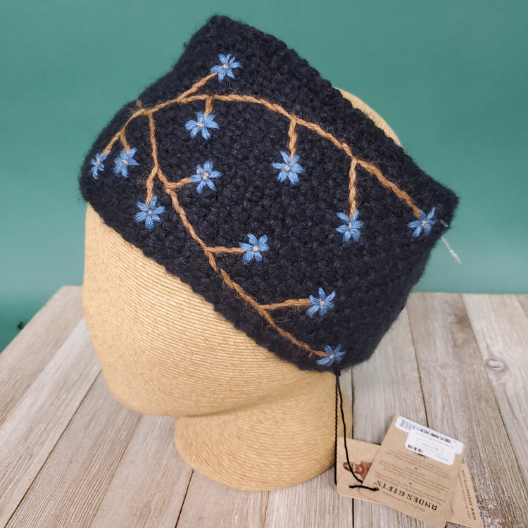 Embroidered Ear Warmer