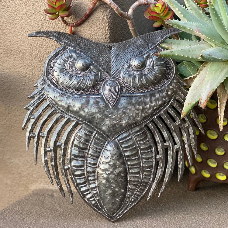 Owl Metal Wall Art
