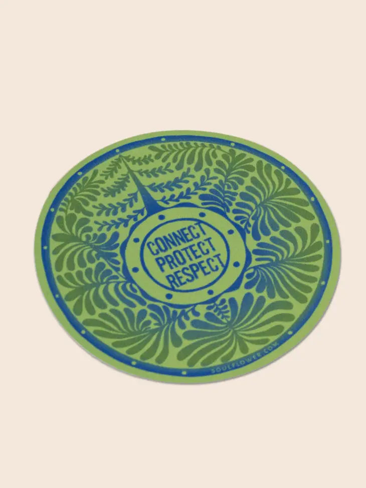Soul Flower Tree Hugger Stickers