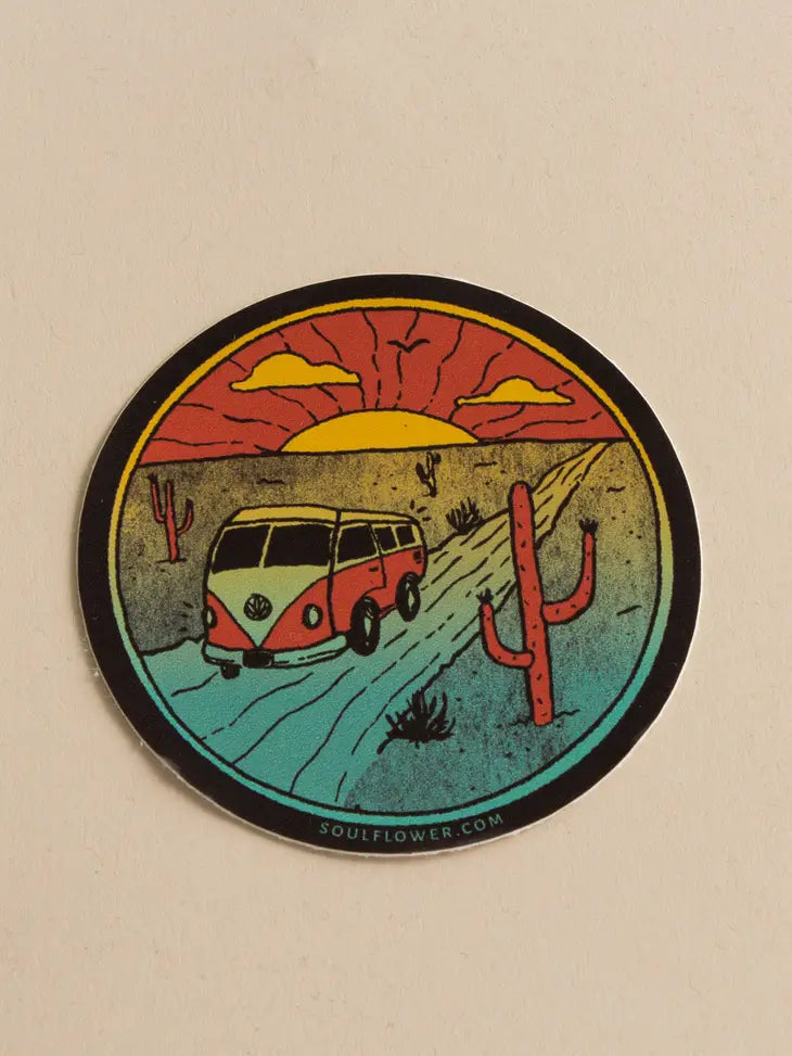 VW Bus adventure Sticker
