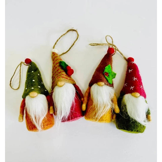 Felt Gnome Ornament