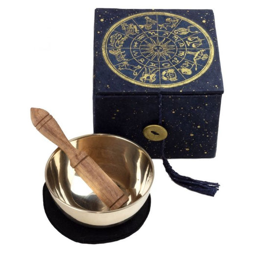 Meditation Bowl Box: 3" Astrology