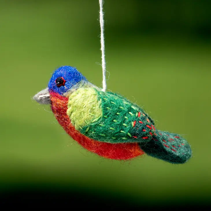 Painted Bunting Woolie Bird