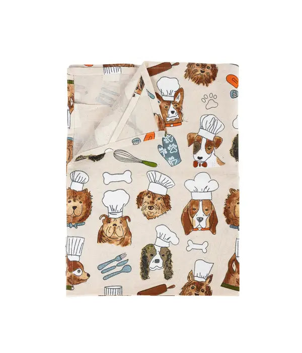 Dog Chefs Tea Towel