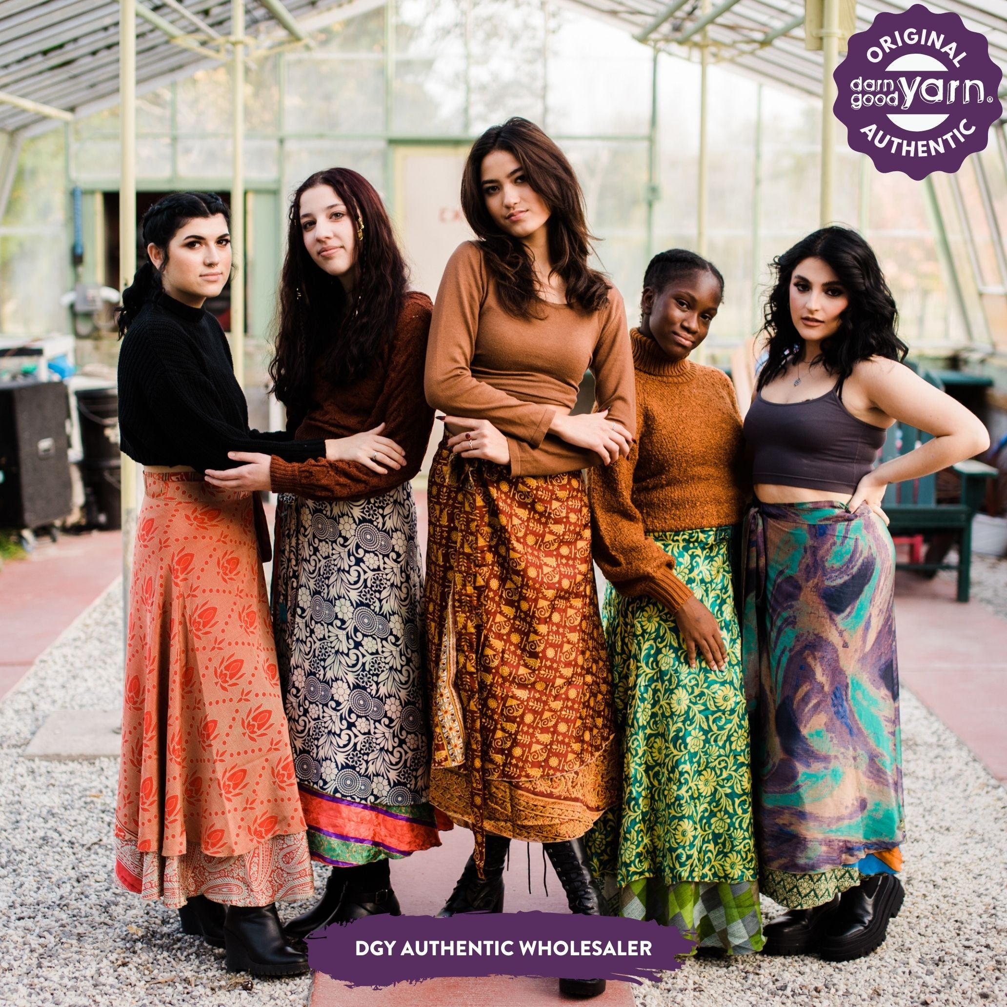 Sari Wrap Skirts