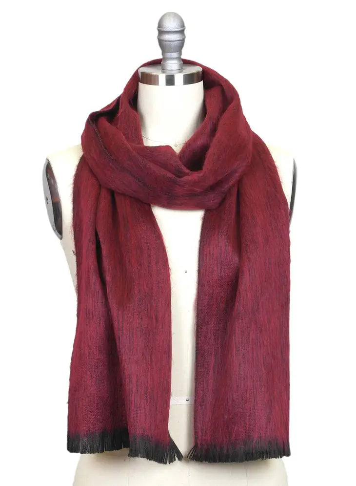 Alpaca Scarf - Sapphire Red