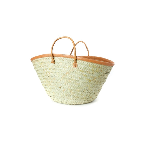 Wide Weave Palm Shopper