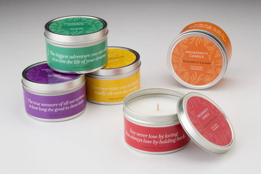 Prosperity Candle- Springtime Quotes