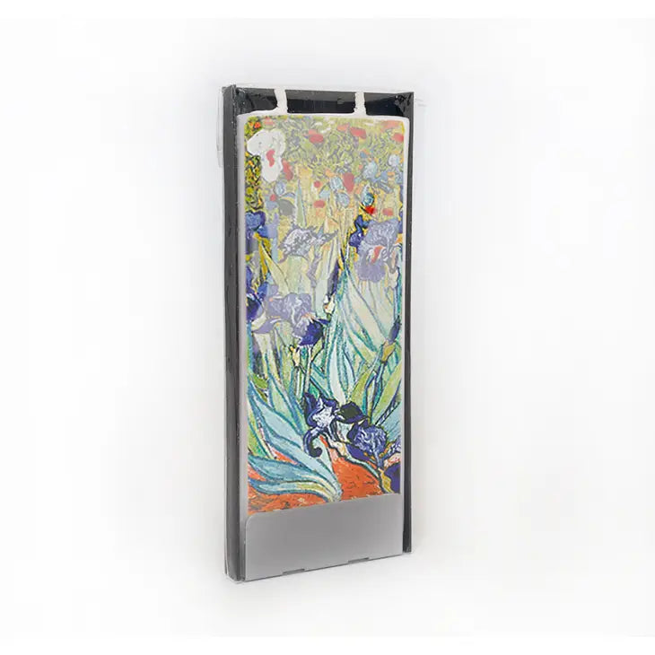 Irises Flat Handmade Candle