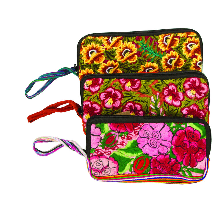 Lucia's World Emporium Fair Trade Handmade Guatemalan Recycled Wallet Wristlet