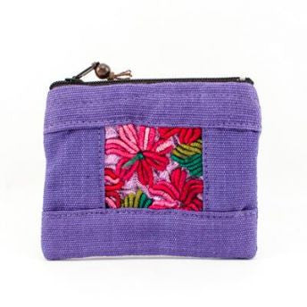 Lucia's World Emporium Fair Trade Handmade Small Patch Coin Bag from Guatemala