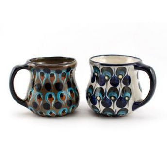 Fair Trade Handmade Guatemalan Ceramic San Antonio Palopo Coffee Cup Mug