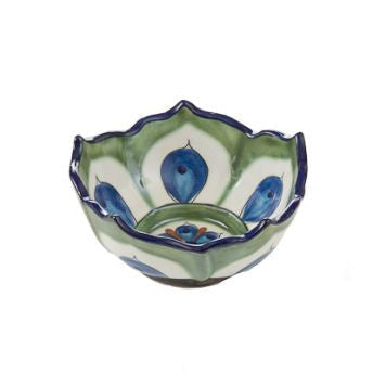 Lucia's World Emporium Fair Trade Handmade Guatemalan Ceramic Lotus Bowl