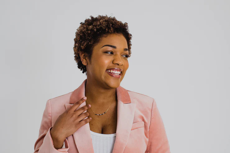 Morse Code Necklace BRAVE