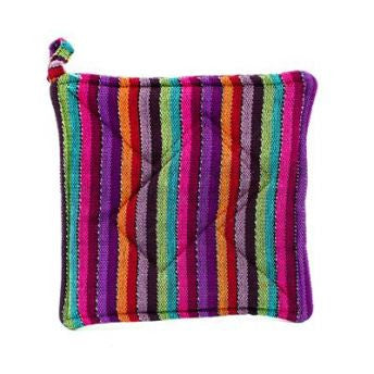 Lucia's World Emporium Fair Trade Handmade Guatemalan Fabric Potholder