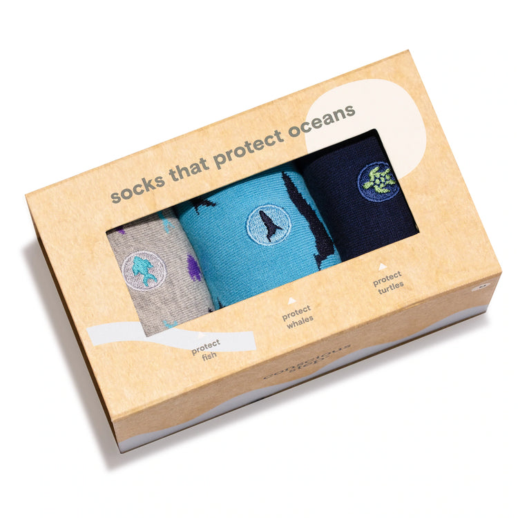 Socks That Protect Oceans Box