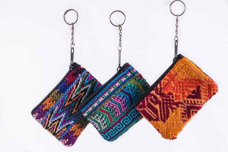 Lucia's World Emporium Fair Trade Handmade Guatemalan Huipile Keychain