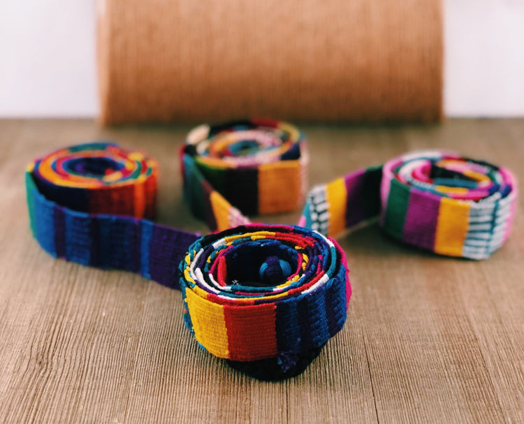 Lucia's World Emporium Fair Trade Handmade Guatemalan Woven Toto Sash and Headband