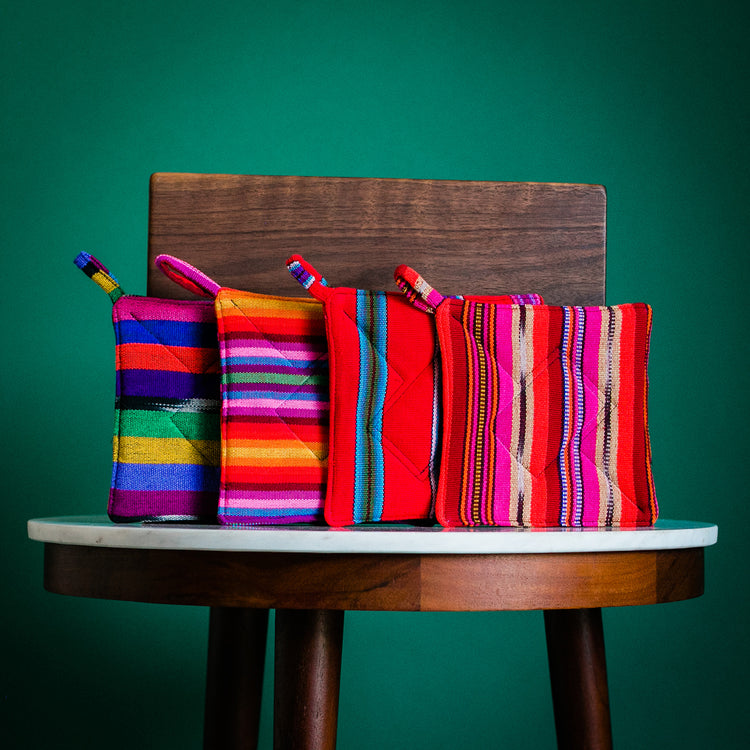 Matching set of 2 Guatemalan Pot Holders