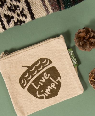 Hippie Small Zipper Pouch
