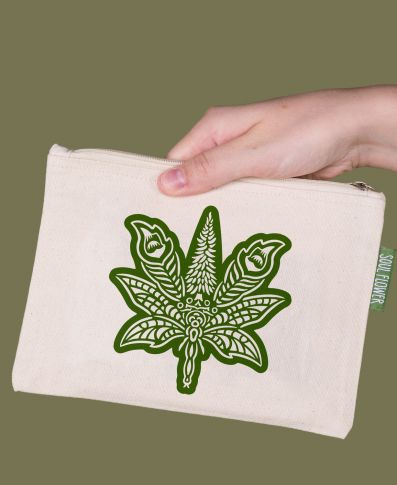 Nature Large Zipper Pouch