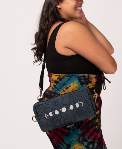 Moon Phases Hip Sling Bag