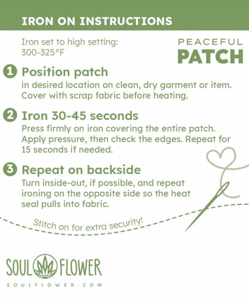 Nature Has Music Iron-on Patch
