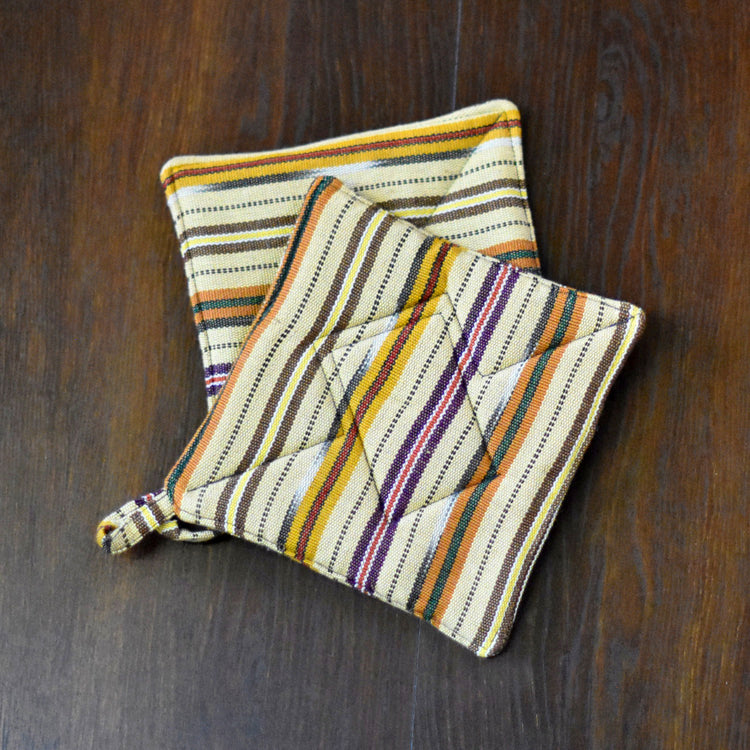 Matching set of 2 Guatemalan Pot Holders