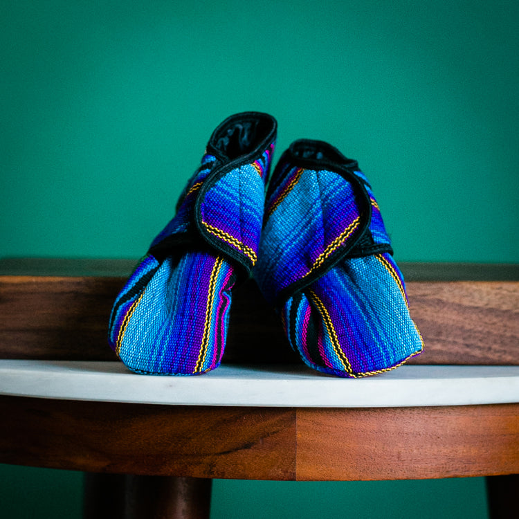 Guatemalan Velcro Baby Booties