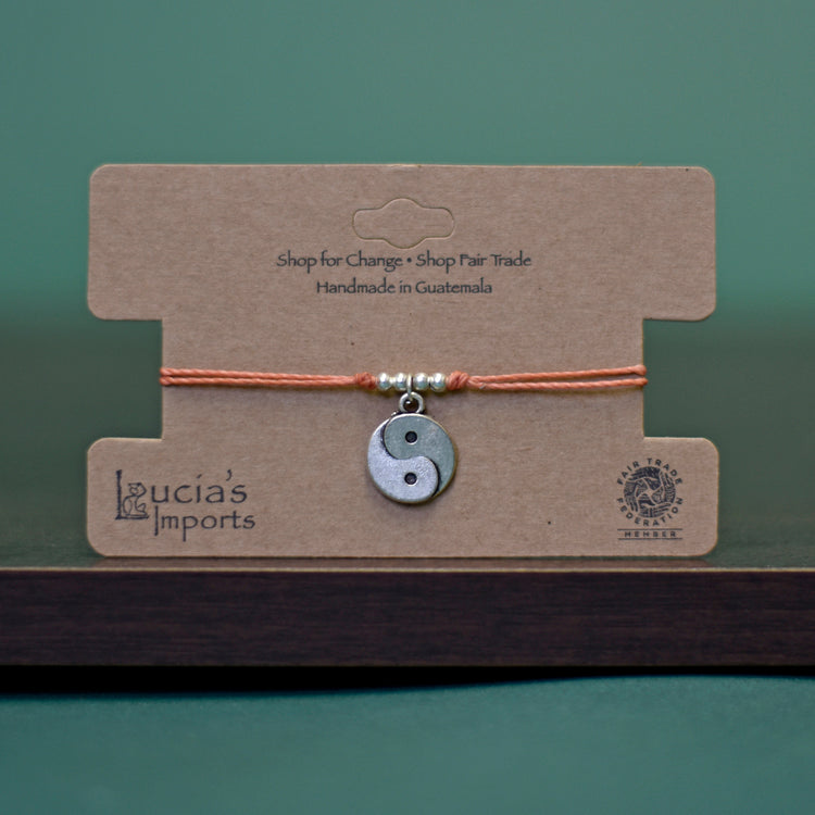 Fair Trade Yin Yang String Bracelet