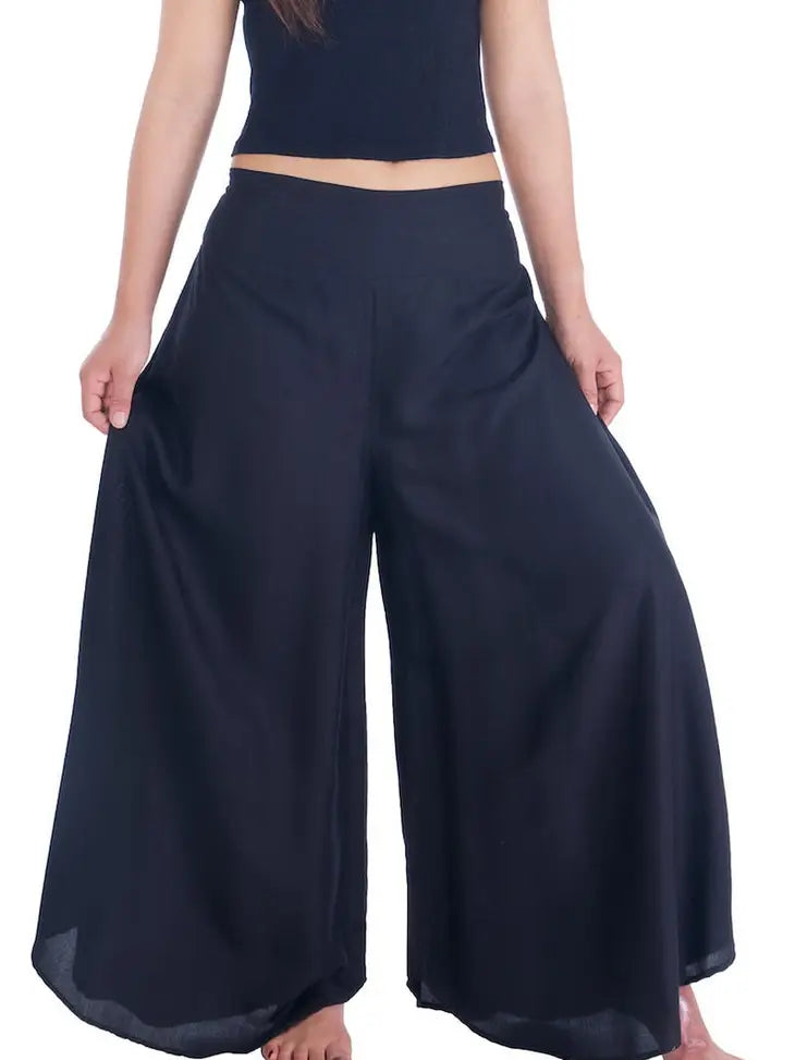 Black Palazzo Pants Large At Lucia's World Emporium