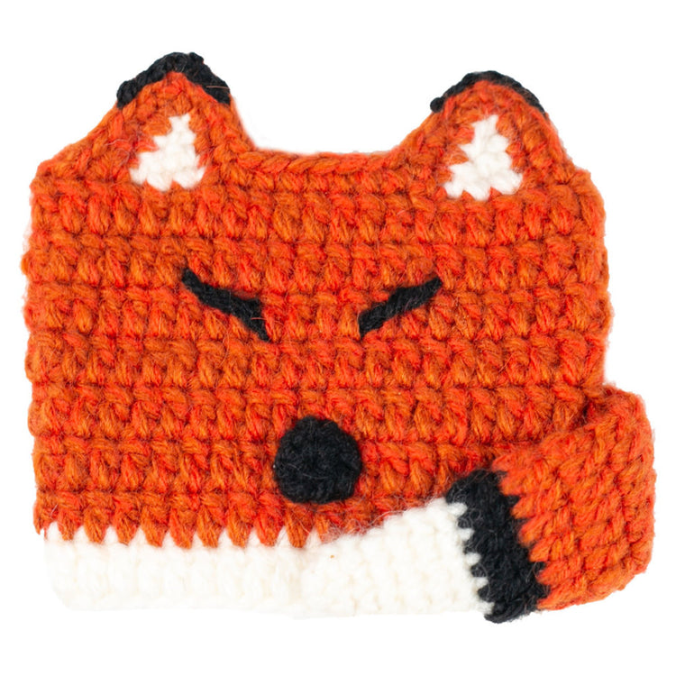 Fair Trade Cup cozie, Fox, from Peru and Bolivia