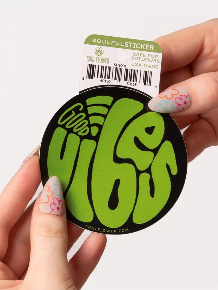 Soul Flower Hippie Stickers