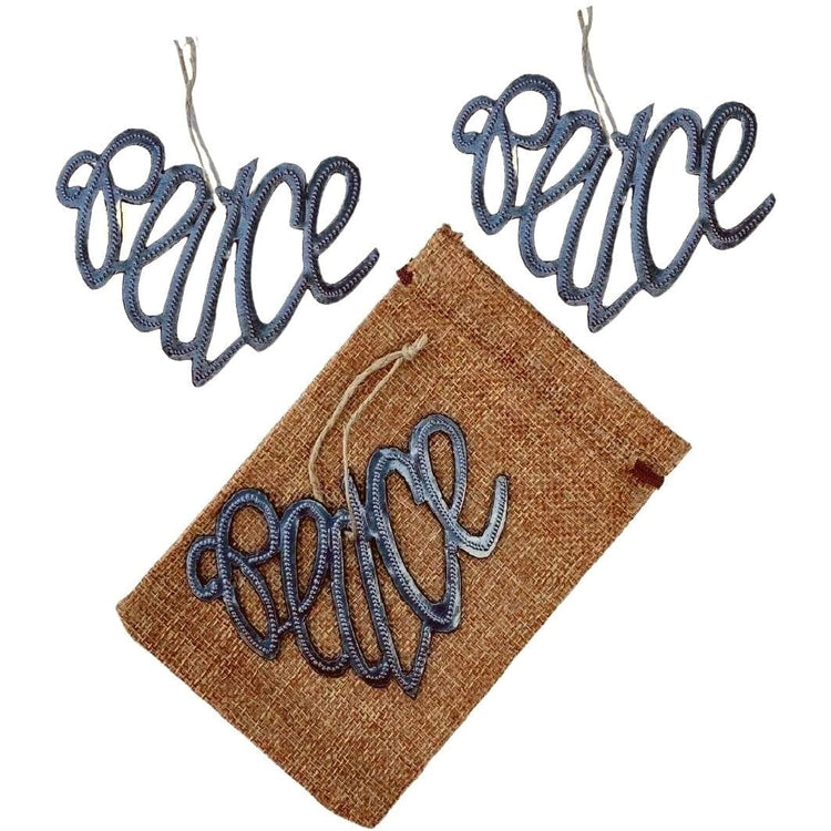 Peace Heart Ornament