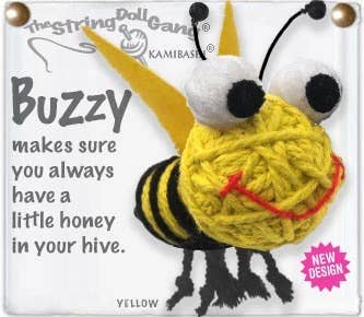 Buzzy the Bee String Doll Keychain
