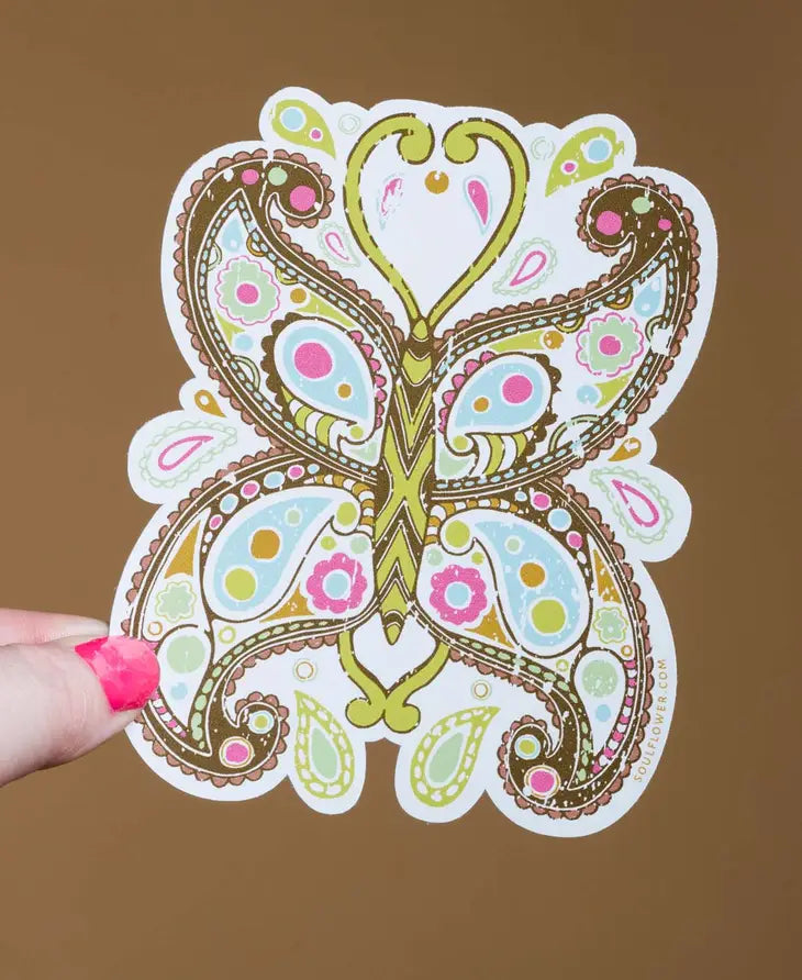 Soul Flower Hippie Stickers