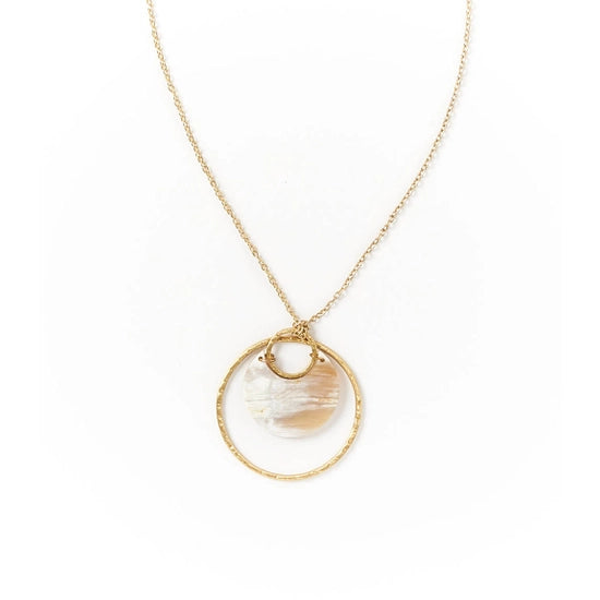 Madhu Necklace- Fan Pendant