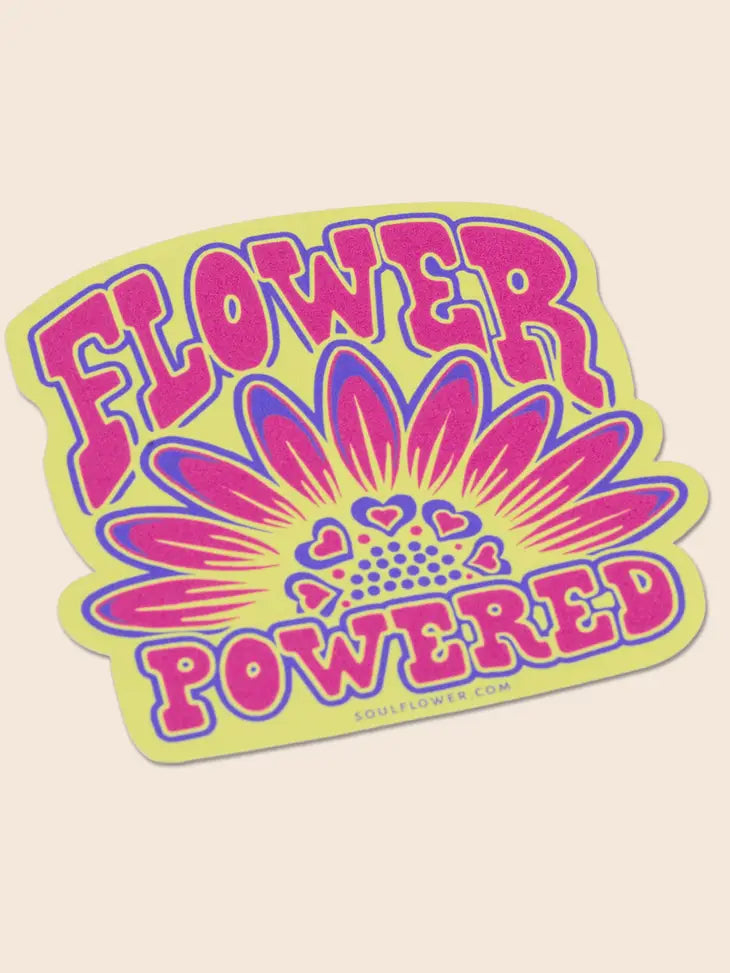 Soul Flower Hippie Stickers