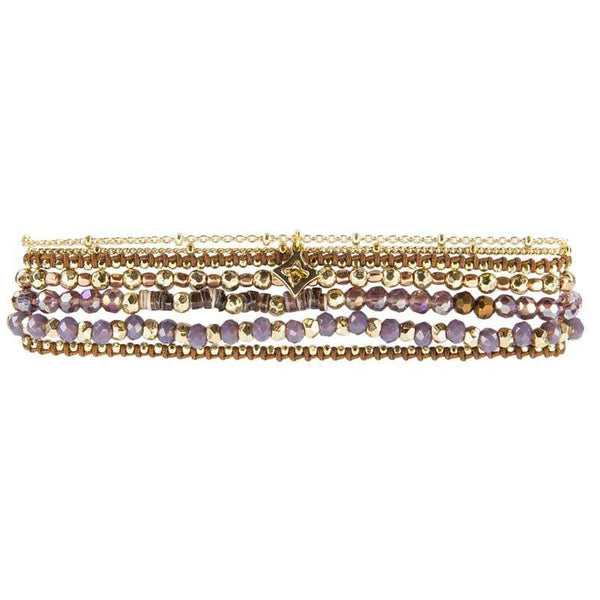 Ellen Dainty Five Wrap Bracelet