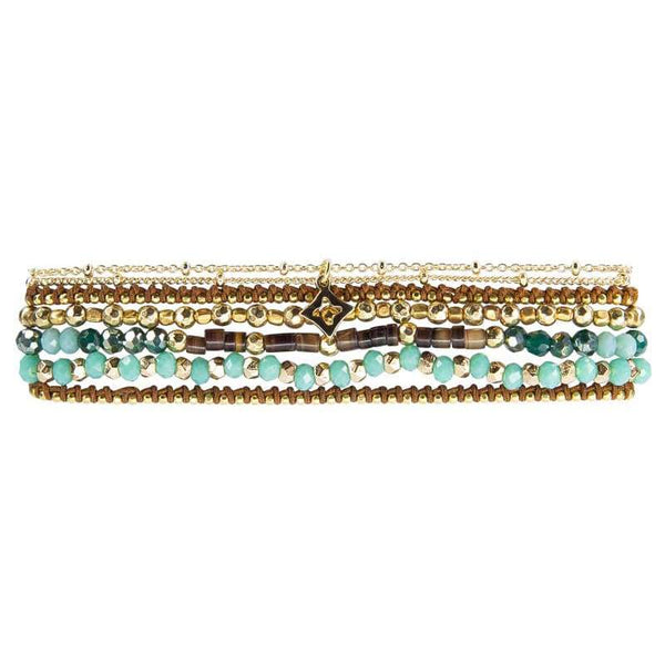 Ellen Dainty Five Wrap Bracelet