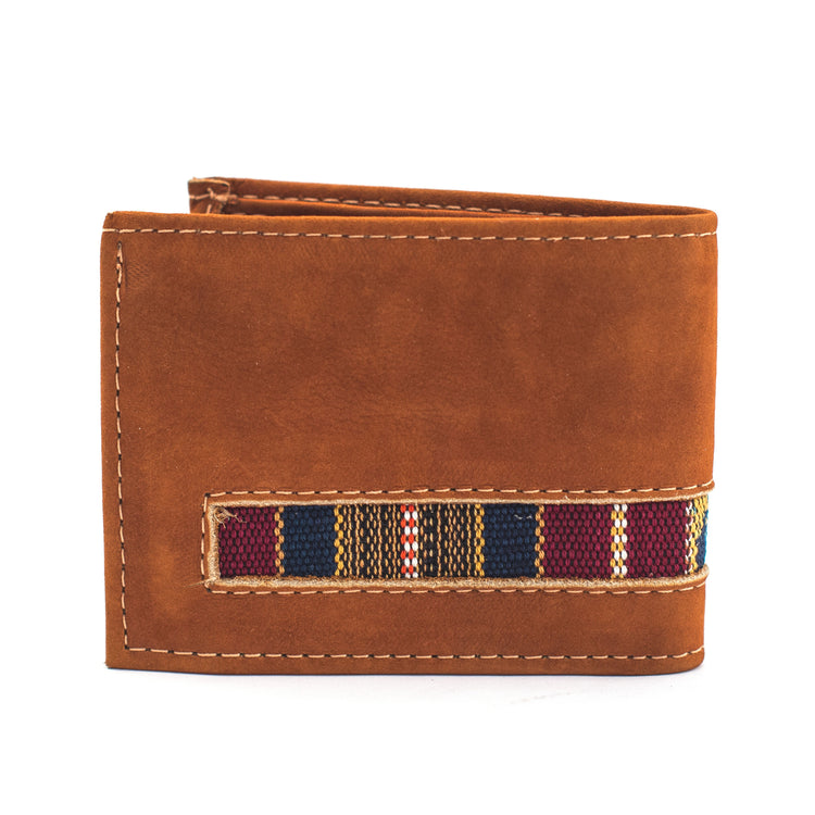 Lucia's World Emporium Fair Trade Handmade Guatemalan Men's Leather Wallet