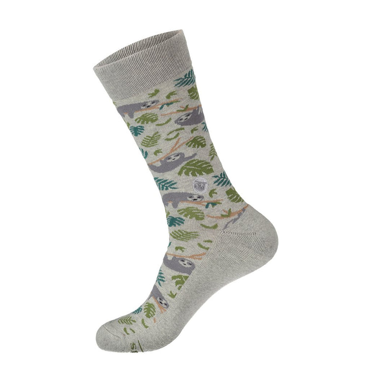 grey blue green conscious step socks protect sloths